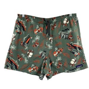 Patagonia Men’s Baggie Shorts C Street Tacos Hawaiian Swim Trunks